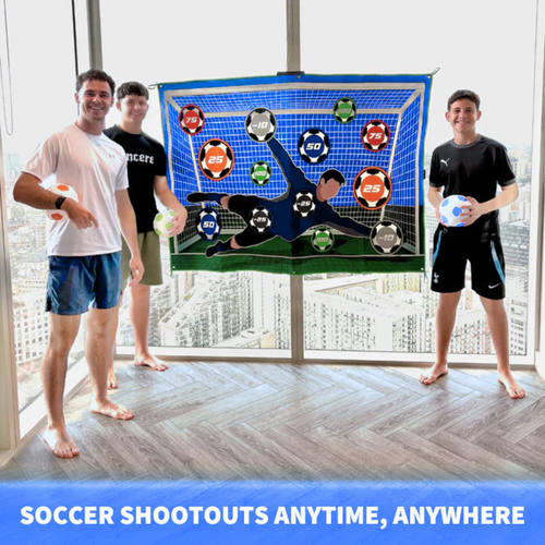 Sticky Soccer Goal