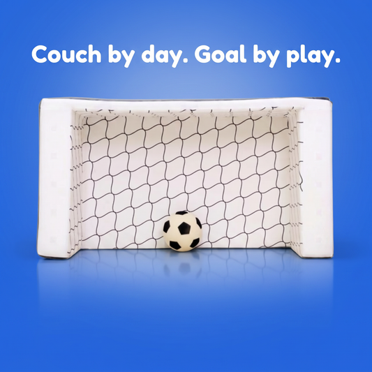 From sofa to soccer goal in seconds