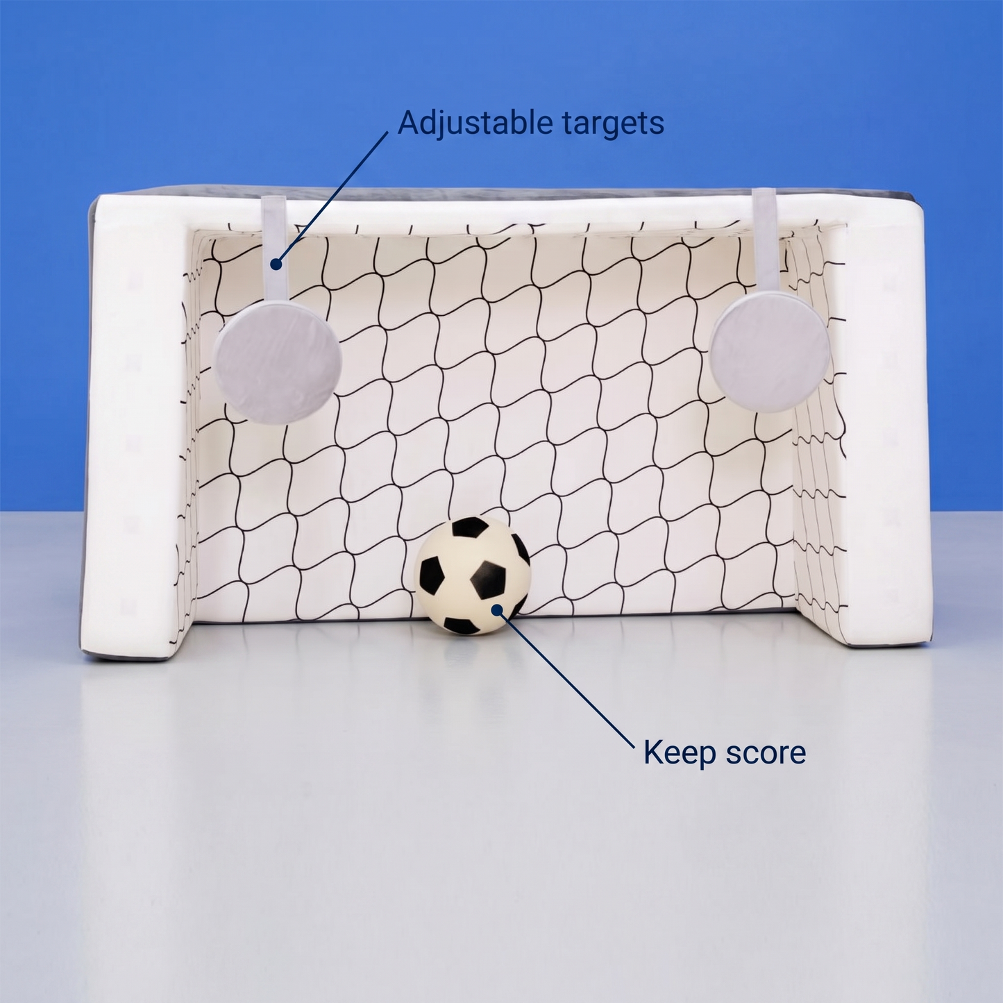 From sofa to soccer goal in seconds