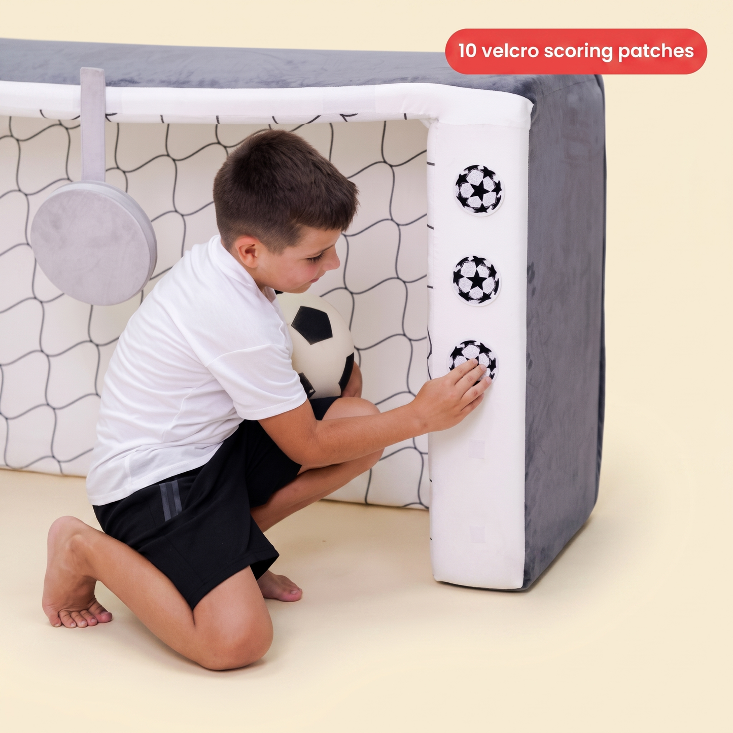 From sofa to soccer goal in seconds