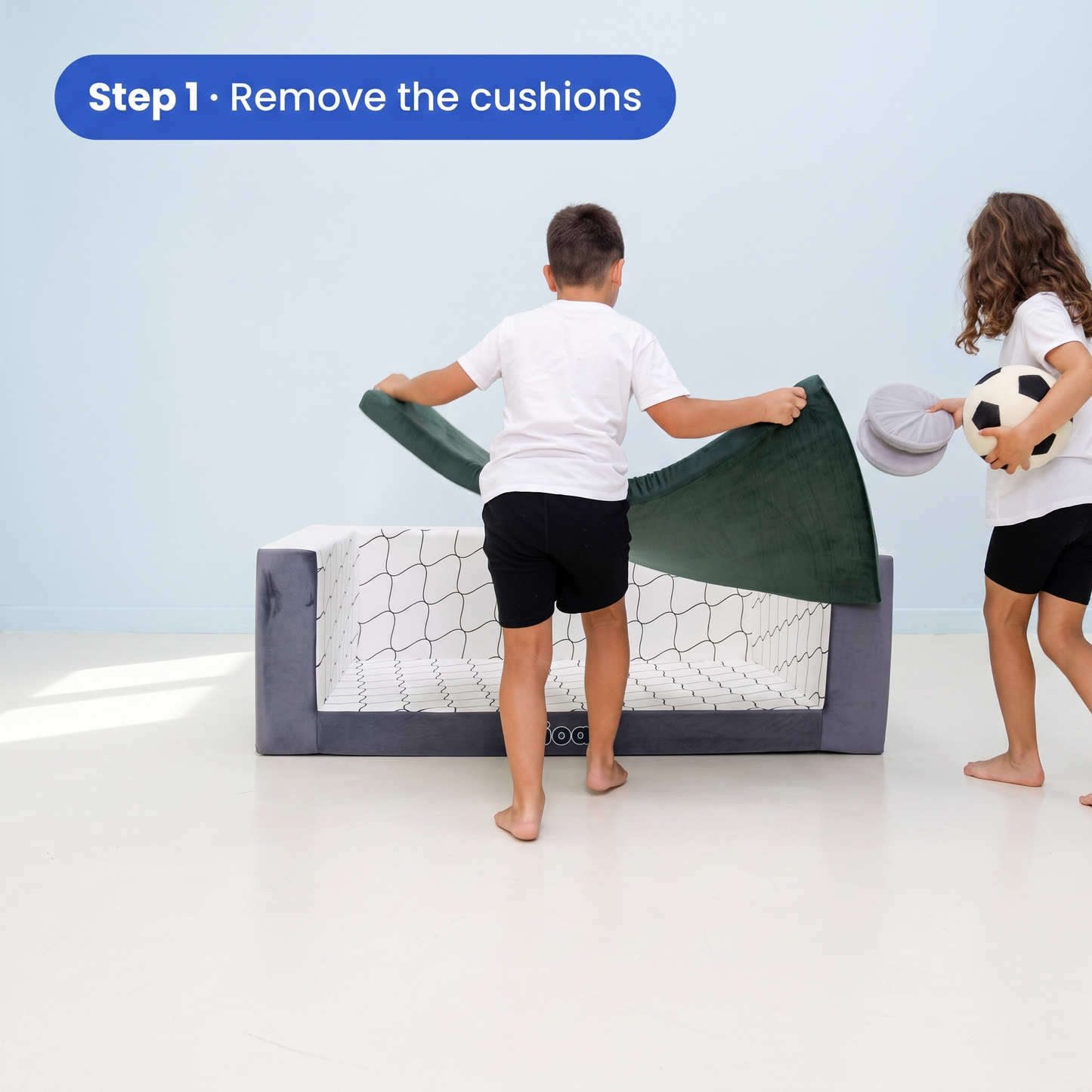 From sofa to soccer goal in seconds